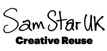 wordtype logo of Sam Star UK with strapline of Creative Reuse